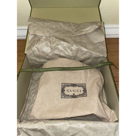 Gucci GG Supreme Neo Vintage Small Messenger Shoulder Bag Canvas Brown Open Box - Picture 4 of 16